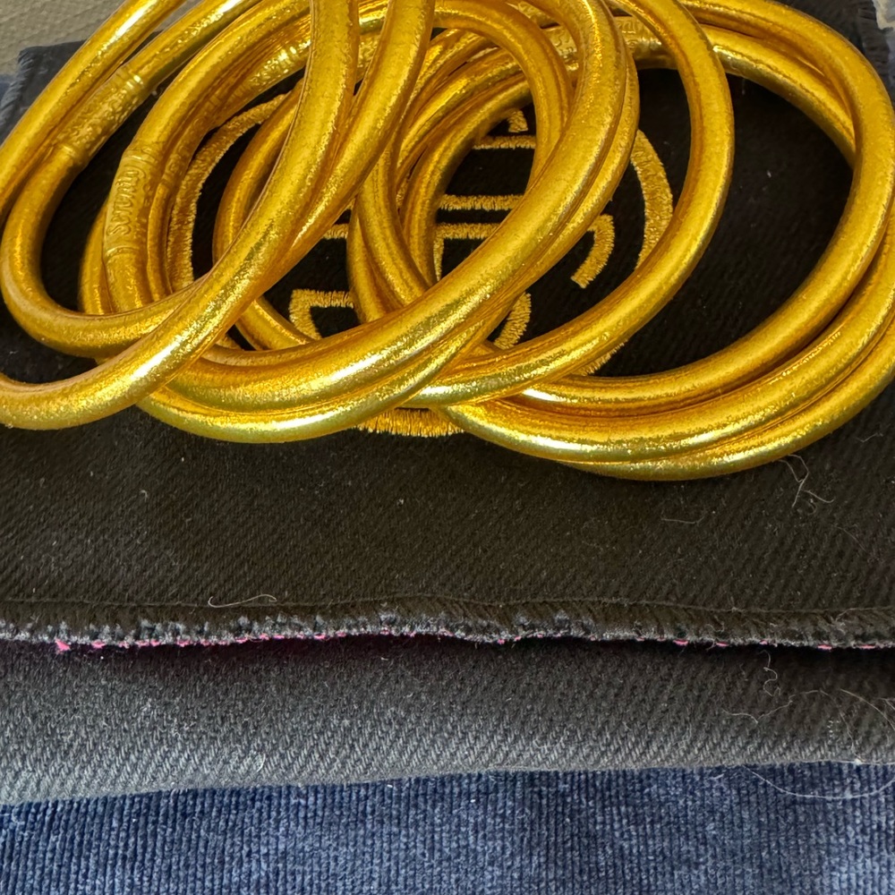 Gold Bangles Set